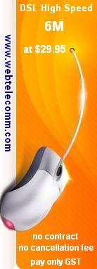 Boston, USA DSL High Speed 6M at $29.95. No contract, no cancelleation fee