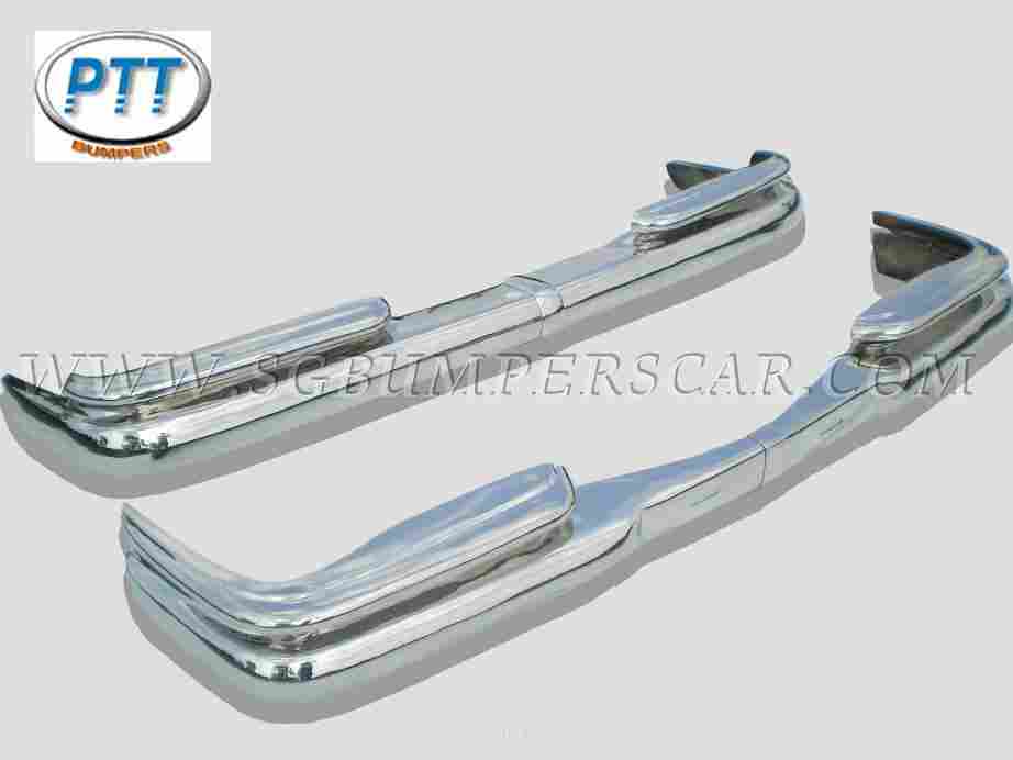 Mercedes Benz W111 / W112 Coupe/ Sedan Stainless Steel Bumpers
